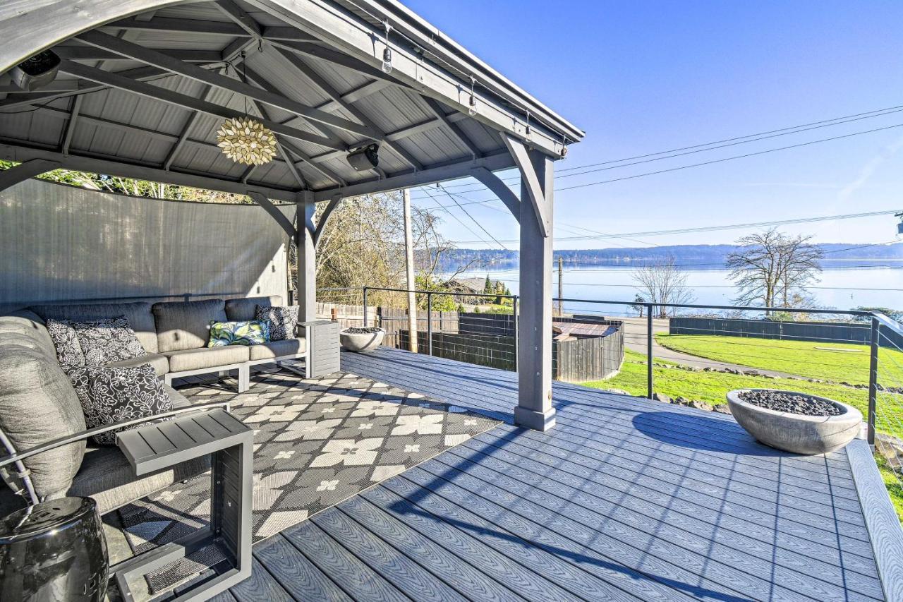 Puget Sound Cabin With Hot Tub And Water Views! Bremerton Eksteriør bilde